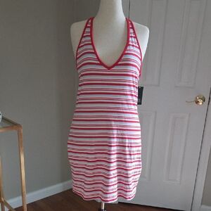 Wild Fable Striped Halter Bodycon Mini Dress NWT